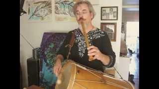 Carolan on the pipe & tabor