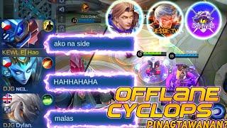 EJ HAO YUZUKE & JESSIE TV IN ONE TEAM | CYCLOPS OFFLANE PINAGTAWANAN?! - MLBB