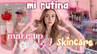 MI RUTINA DE MAQUILLAJE Y SKINCARE🫧- Evelyn Rangel