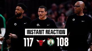 INSTANT REACTION: Poor 3-point shooting and technical fouls lead to Bulls' upset vs. Celtics