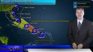 Tropical Storm Erika Coverage : Could Affect East Coast : Aug 27, 2015