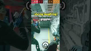 How does she not know I am there? #rainbowsixsiege #r6siege #r6 #r6s