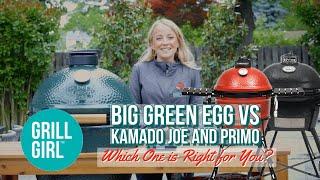 Big Green Egg vs Kamado Joe and Primo - Which one is Right for You? | GrillGirl Robyn Lindars