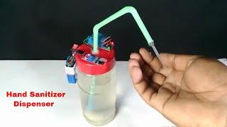 How to make automatic hand sanitizer/ water dispenser / 2 in 1 Dispenser machine: Homemade Dispenser