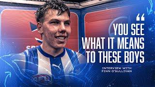 Finn O'Sullivan on his 'unreal' first win