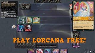 HOW TO PLAY LORCANA FREE AGAINST A.I