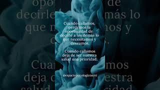 El poder de hablar de lo que sentimos #psicoterapiaonline #psicologiapractica #psicologiaparalavida