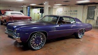 PURPLE 1972 CHEVY IMPALA on 26s FORGIATO INFERNO'S