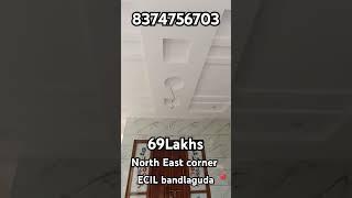 North east corner House for sale in hyderabad house for sale in bandlaguda #shorts #short #reels