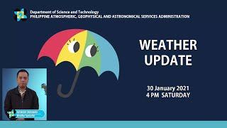 Public Weather Forecast Issued at 4:00 PM January 30, 2021