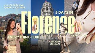 5 Days Exploring Florence, Tuscany Day Trip | Italy Travel Vlog 2024