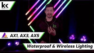 Astera AX1, AX3 & AX5 Wireless & Waterproof Lighting