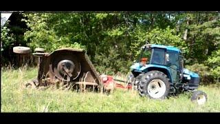 Big Mowing And Testing A PTO Shaft