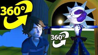 FNAF 360 | FNAF SECURITY BREACH TRY NOT TO LAUGH ANIMATIONS | Funny Memes | Weirdo3D | 360 video