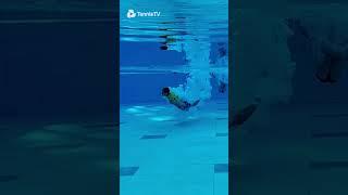 Carlos Alcaraz Barcelona Pool Dive Celebration!