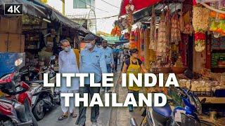 【4K】Phahurat Market (Little India) Thailand  | Bangkok Walk 2021