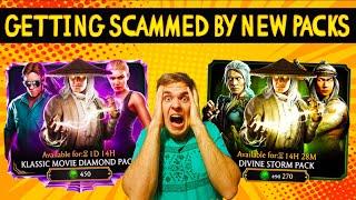 MK Mobile. Klassic Movie Diamond Pack Opening. Is It Worth It? Divine Storm Pack Scammed Me...