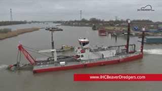 IHC Beaver 65 DDSP cutter suction dredger - footage from commissioning trails