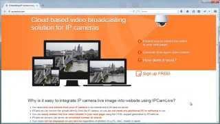 How to embed IP camera live stream into web page