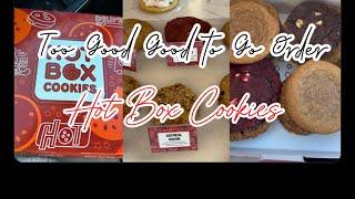 MY FIRST TOO GOOD TO GO ORDER HOT BOX COOKIES