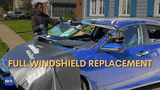 Safelite Autoglass | Full Windshield Replacement Installation on a 10th Gen Honda Civic