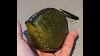 Making a Scallop zip purse type A(lined/with gusset) PDF pattern