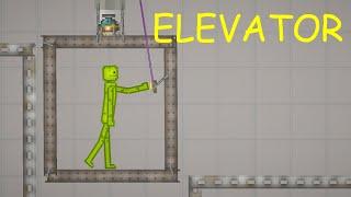 WORKING ELEVATOR IN MELON PLAYGROUND (PEOPLE PLAYGROUND - ACTION SANDBOX)