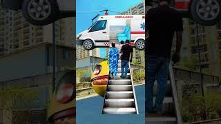 My Ambulance Helicopter is flying with me in the sky - funny VFX magic #funny#vfx #shorts
