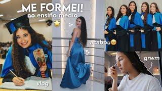 acabou! me formei no ensino médio ~ grwm + vlog ~ 