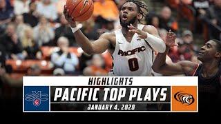 Pacific Basketball Top Plays vs. Saint Mary's (2019-20) | Stadium