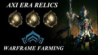 Warframe Farming - Axi Era Relics (The Index Preview Patch)