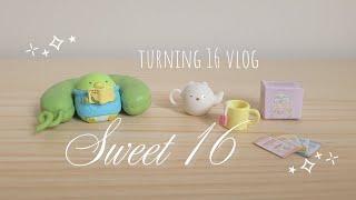 ₊˚⊹ᰔ mini sweet 16 birthday vlog - ft. my voice