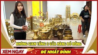 Không gian tầng 2 cửa hàng đồ đồng Đệ Nhất Đỉnh