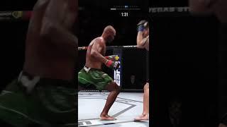 UFC 4 BROKEN NECK KO! #shorts #ufc4 #ufc #easports #easportsufc4