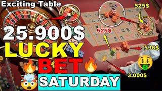 Live Roulette|Exclusive Lucky Bet Saturday25.900$ at Las Vegas Casino4.200$ Chips Win2024-09-21