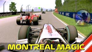 HAMmering the McLaren MP4/25 around Montreal in Assetto Corsa