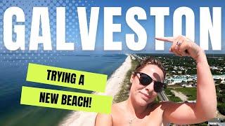 VISTING GALVESTON TEXAS | Best BEACH on the EAST END!