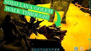 LAVA GOLEM SOLO WALK THROUGH!! INSANE LOOT TECHNIQUE!!