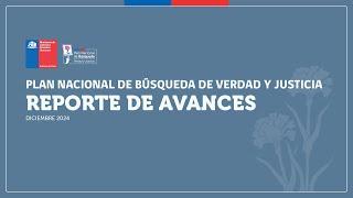 Reporte de Avances del Plan Nacional de Búsqueda Verdad y Justicia 2024