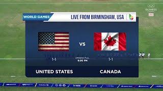 USA - Canada Game 12 Ultimate Frisbee World Games 2022