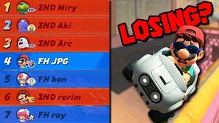 Competitive Mario Kart World is HEATING UP