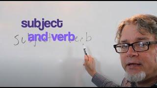 subject and verb