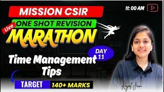 Time Management Tips - CSIR NET  June 2025