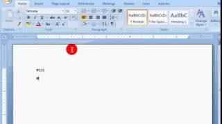 How to insert peso sign in Ms word faster