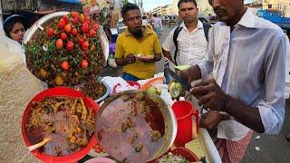 This Famous Man Sells Extremely Tasty Chicken Muri or Jhal Muri! | Extreme Knife Skills! | #BdFood