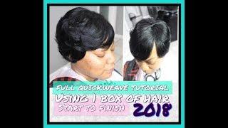 The Best Start to Finish Soft Quickwave Tutorial using 1 Box of Pre Curled Hair