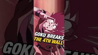 Goku DESTROYING the Fourth Wall And Scaring Toriyama!  #dragonball #dragonballz #goku