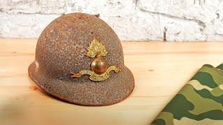 🪖 Rusted Military Helmet - Impossible Restoration