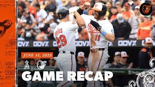 Angels vs. Orioles Game Highlights (6/15/25) | MLB Highlights
