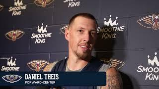 Daniel Theis on Pelicans lineups, team chemistry | Pelicans Practice 10/20/24